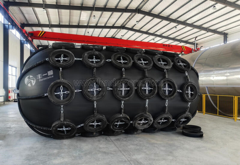 Pneumatic rubber fender