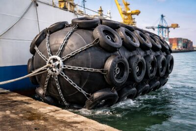 Pneumatic rubber fender